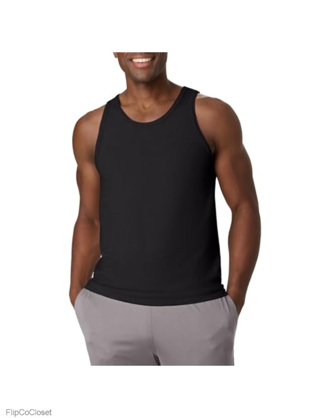 Men's Performance Tank Top Moisture Wicking Sleeveless X-Temp 2-Pack